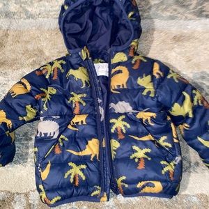 Zara Kids Dinosaur Puffer jacket 12-18 months